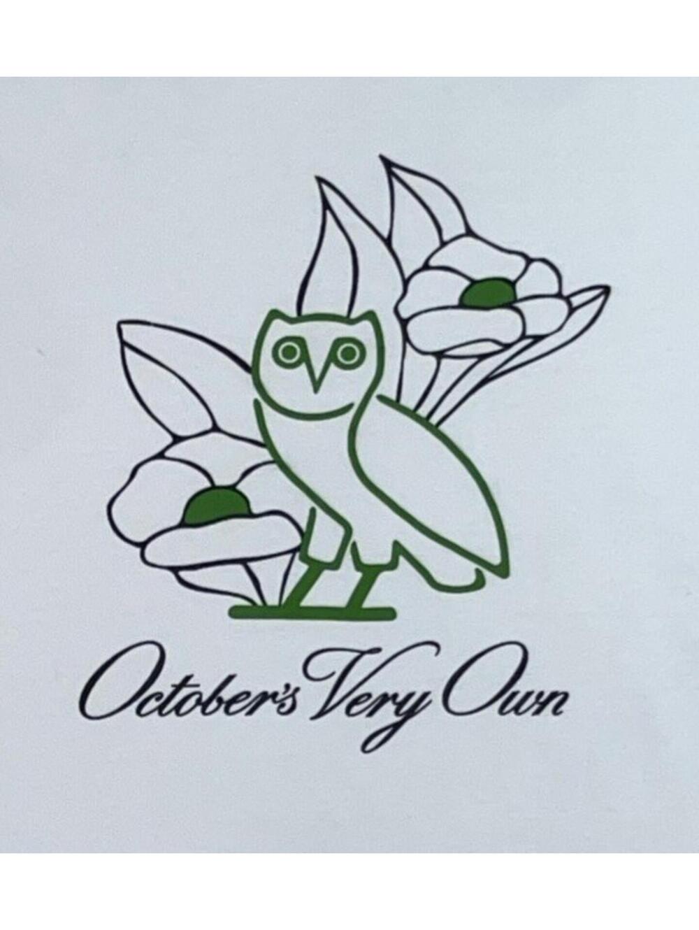 OVO October’s Very Own Women’s Floral Script White Tee Drake T Shirt Size Small